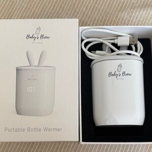 White Portable Bottle Warmer